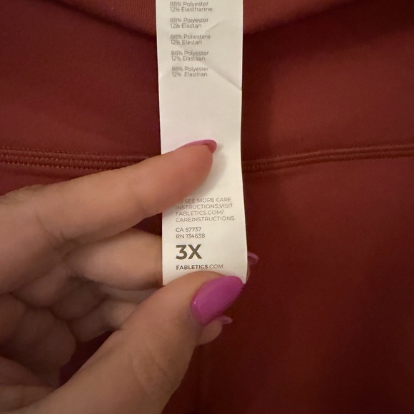 Fabletics Terracotta Leggings - Picture 4 of 7